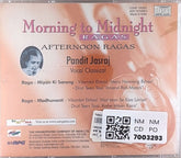 Pandit Jasraj - Morning to Midnight Ragas (CD)